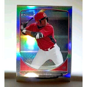 Phil Ervin #BDPP66 Refractor Bowman Chrome Topps 2013